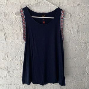 W5 Navy Blue Tank Top